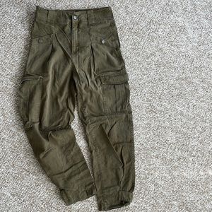 Mango Green Cargo Pants